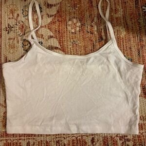 Super cute and basic white Aritzia tank.